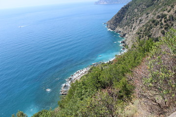 Fototapeta na wymiar Cinque Terre Mountains