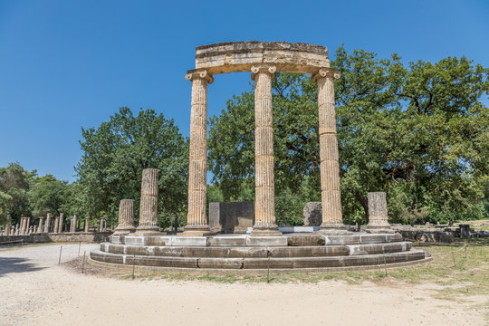 Philippeion, site arch&eacute;ologique d'Olympie