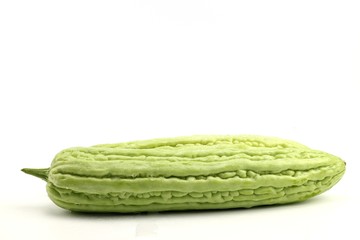 Green Momordica charantia vegetable