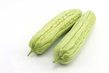Green Momordica charantia vegetable