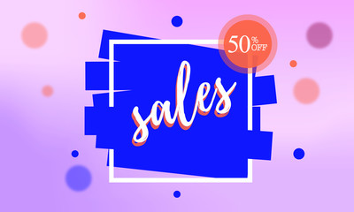 Set of Sale Signs, Banners, Cards. Vector.