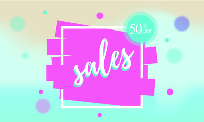 Set of Sale Signs, Banners, Cards. Vector.