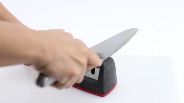 Knife sharpening for cook.