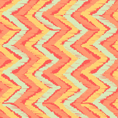 Abstract Ikat and boho style handcraft fabric pattern. Traditional Ethnic design for clothing and textile background, carpet or wallpaper