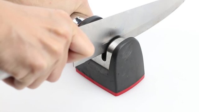 Knife sharpening for cook.