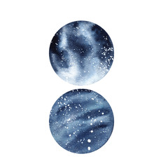 Watercolor sea, nature, sky illustration