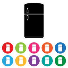 Fridge icon set