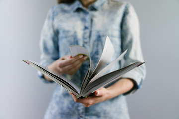 Girl with a book