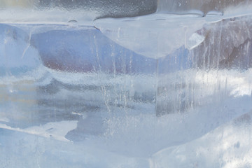 texture of the ice