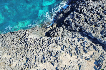 Rugged coastline of Italy