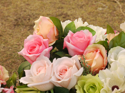 Fototapeta Rose fake flower
