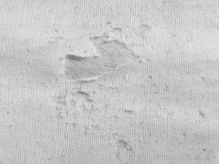 Lack of white fabric cloth texture