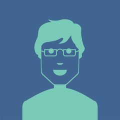 Blank avatar. Photo placeholder. Flat vector image.