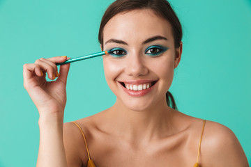 Close up portrait of a pretty young girl