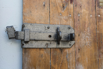 old lock, latch