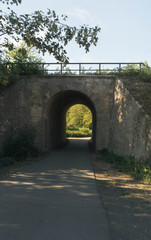 Underpass tunnel landscape