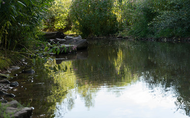 small lake for cooling down