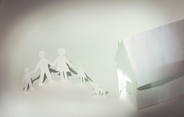 men made of paper and paper house