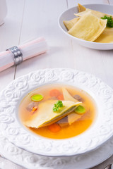 Delicious Swabian original! Maultaschen with traditional filling