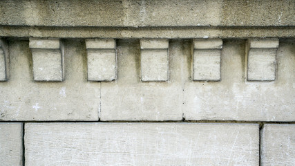 Detail decorative architectural elements