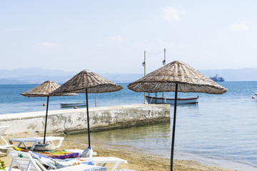 Beach at marmara sea