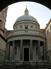 Fototapeta na wymiar Rom, Tempietto di Bramante