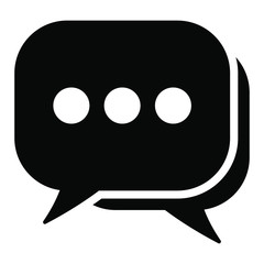 Chat icon, sms icon, comment icon