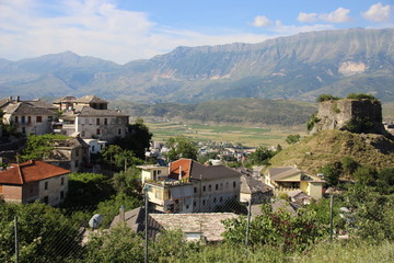 Fototapeta na wymiar View of Gjirokaster