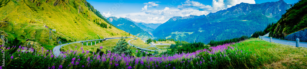 Wall mural Passo del San Gottardo - Switzerland