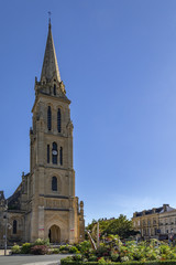 Fototapeta na wymiar Church of Notre Dame - Bergerac - Dordogne - France