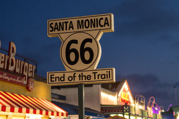 Route 66 sign