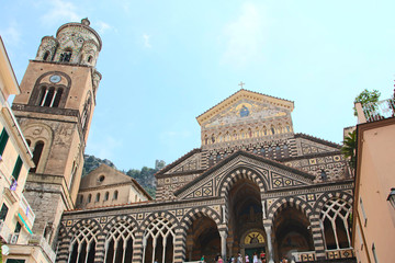 Fototapeta na wymiar Amalfi cathedral