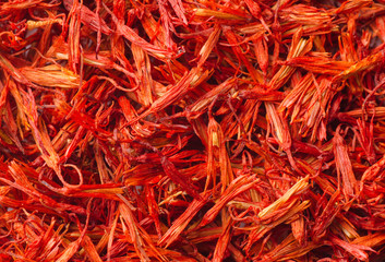Fototapeta premium Saffron threads background