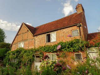 Fototapeta na wymiar Milton's Cottage in Chalfont St. Giles, Buckinghamshire, UK. The former home of English poet John Milton (1608 to 1674) author of Paradise Lost.