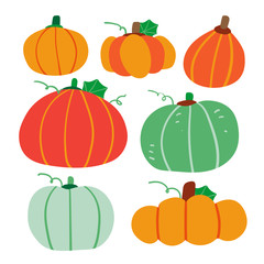 pumpkin vector collection design