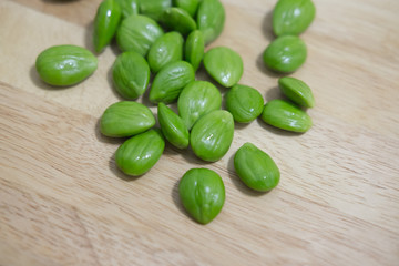 Sato seeds ingredient for Thai food