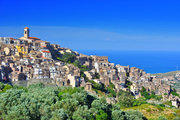Fototapeta premium The village of Badolato, Calabria, Italy