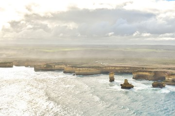 Rugged Coastal Landscapes of the Great Ocean Road During Sunset