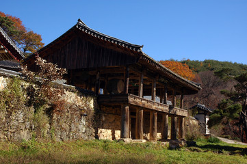 Fototapeta na wymiar Bongjungsa Temple Buddhist temples, Gyeongsangbuk-do, Andong, Korea