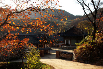 Fototapeta premium Bongjungsa Temple Buddhist temples, Gyeongsangbuk-do, Andong, Korea