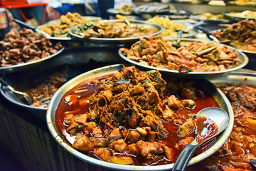 Chinese street food sold in Bangkok Chinatown