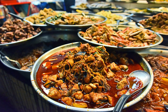 Chinese street food sold in Bangkok Chinatown