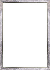 White Portrait Frame with Rustic Wooden Borders