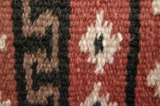Close Up Of Saddle Blanket Weave