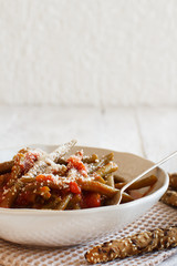 Stewed french bean with tomato