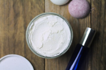 Homemade whipped shea butter and bath bombs