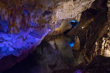Vrelo Cave in the Matka Canyon of Macedonia in Summer