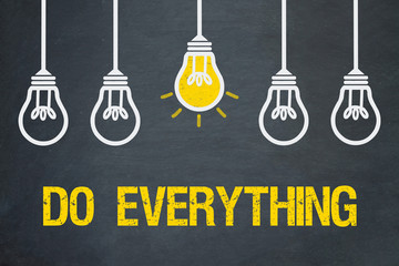 Naklejka premium Do everything