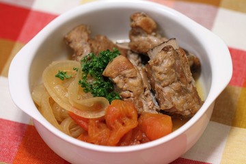 スペアリブのビネガー煮