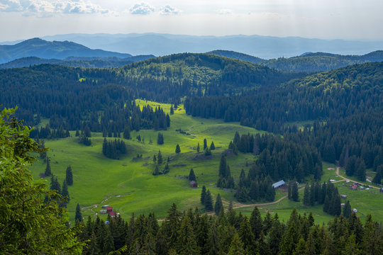 Mountain Apuseni Zona Padis Romania on the peak
